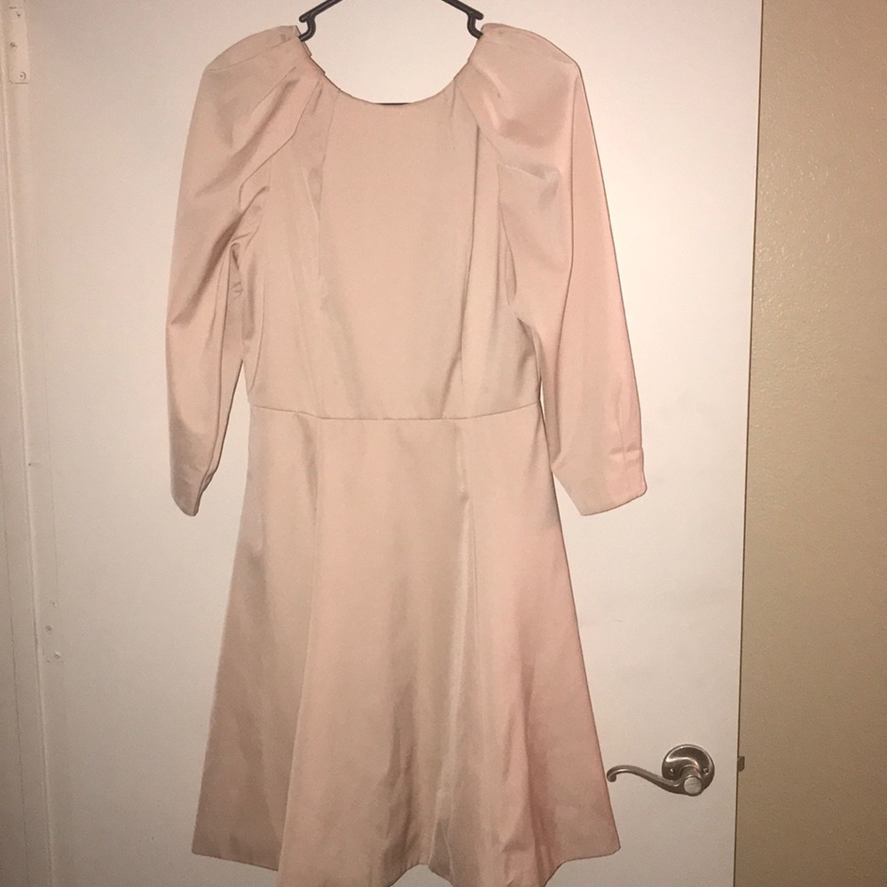 Sexy midi dress w/deep v shape cut in the back